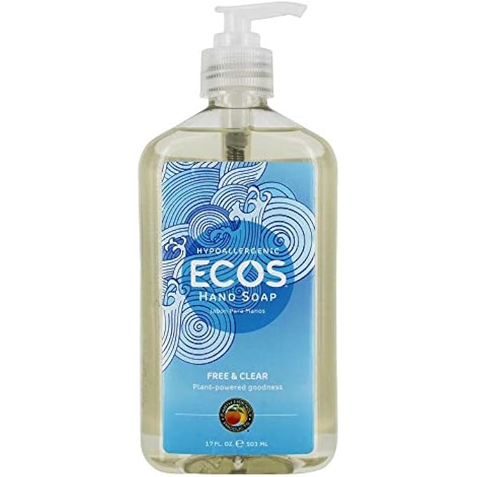 ECOS - ECOS HYPOALLERGENIC HAND SOAP FREE & CLEAR - 17 FL. OZ. - Image 1
